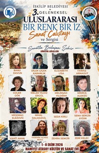 Dr. Öğr. Üyesi Banu Davun, 3. Uluslararası Bir Renk Bir İz Sanat Çalıştayı ve Sergisi’ne Eserleriyle Katıldı