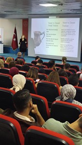 Dr. Öğr. Üyesi Banu Davun tarafından Aksaray Milli Eğitim Akademisi'nde Akademide Kültür ve Sanat Uygulamaları Konferansı Düzenlendi