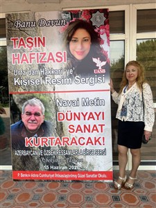 Dr.Öğr.Üyesi Banu DAVUN 12. Uluslararası Türk Dünyası Kültür, Sanat, Resim, Şiir ve Müzik Festivali'nde